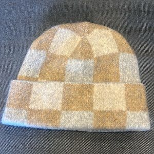NWT Madewell Checked Beanie